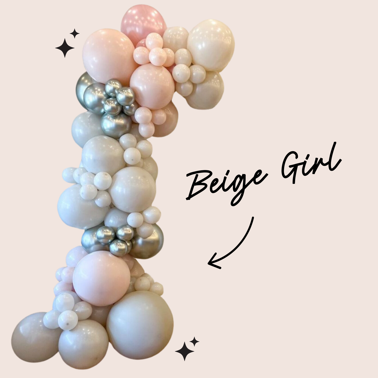 Beige Girl Pick-Up Garland